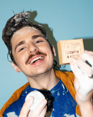 Shampoo bar disintossicante per capelli che rafforza i follicoli piliferi Mydlarnia Cztery Szpaki - 2