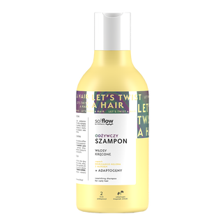 Shampoo nutriente per capelli ricci al profumo di melone maturo e aloe vera so!flow - 1