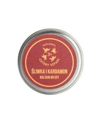 Balsamo per le labbra alla prugna e al cardamomo per labbra screpolate, Mydlarnia Cztery Szpaki - 1