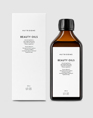 Oli integratori da bere per la pelle con Omega-6 e vitamina E Beauty Nutridome 250 ml - 6