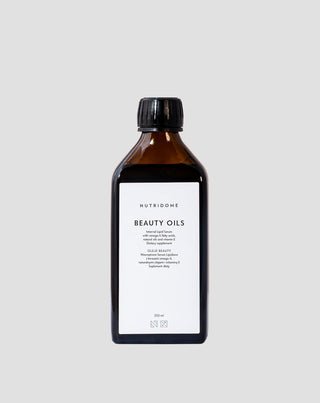 Oli integratori da bere per la pelle con Omega-6 e vitamina E Beauty Nutridome 250 ml