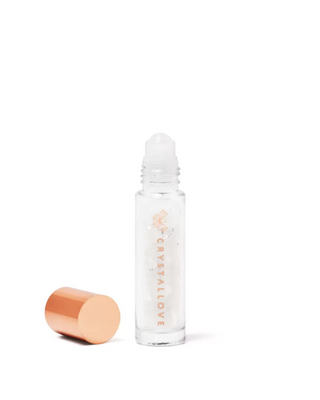 Bottiglia con cristalli per olio - cristallo di montagna Crystallove - 1
