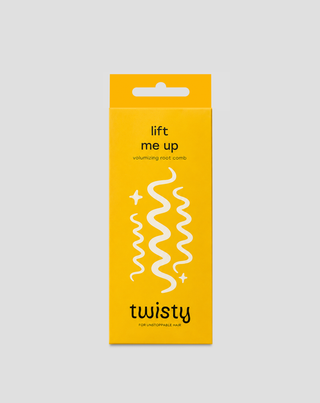Pettine verticale per volumizzare e sollevare i capelli ricci dalle radici Twisty