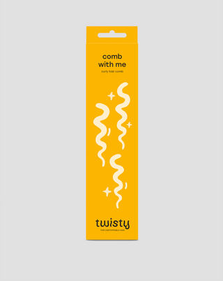 Pettine a denti larghi per ricci, per districare e curare delicatamente i capelli Twisty