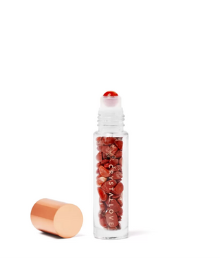 Bottiglia con cristalli per olio – diaspro rosso Crystallove - 1