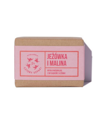 Sapone all'echinacea e al lampone con estratto di echinacea per il gommage e la rigenerazione Mydlarnia Cztery Szpaki - 1