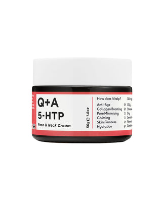 Crema rassodante per viso e collo con aminoacidi 5-HTP Face & Neck Cream Q+A - 1