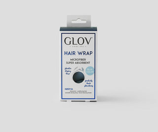 Turbante bianco per capelli che riduce il tempo di asciugatura per tutti i tipi di capelli Hair Wrap Glov - 2