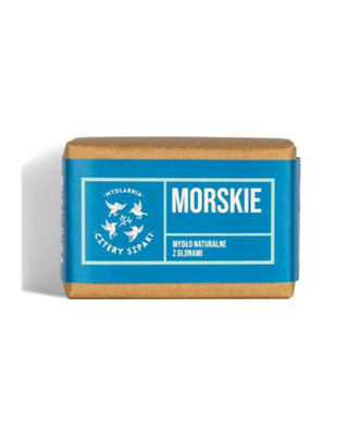 Sapone naturale marino con alghe vegane, fatto a mano, Mydlarnia Cztery Szpaki - 1