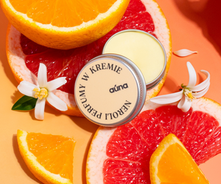 Profumo Botanico in crema al fiore d’arancio con pompelmo e olio e cera di Jojoba Auna - 2