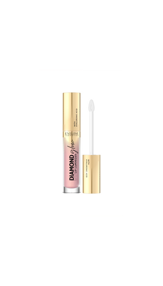 Lucidalabbra con acido ialuronico nr 03 caramel ice cream Diamond Glow Lip Luminizer Eveline