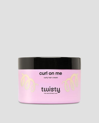 Crema per lo styling dei capelli ricci con semi di lino ed estratto di avena Twisty - 1