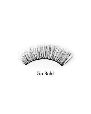 Ciglia finte su striscia 2d riutilizzabili molto morbide Go Bold Bamm!Lashes - 2
