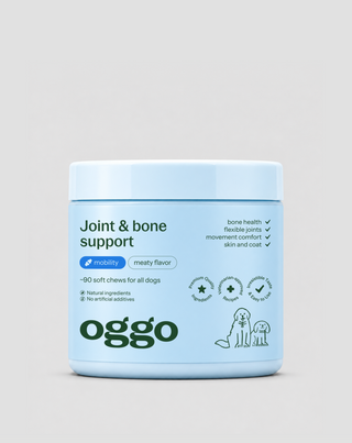 Integratore per articolazioni e ossa per cani di taglia grande, attivi, anziani Joint & Bone Support Oggo 180 g - 1