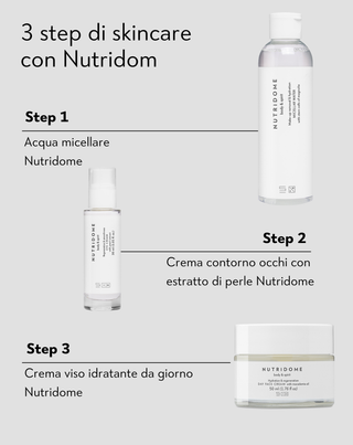 Crema viso da giorno idratante antirughe con olio di macadamia Nutridome - 4