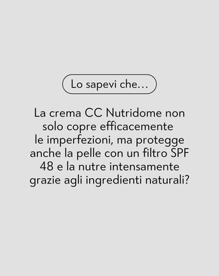 Crema viso coprente CC SPF 48 con collagene e oli naturali Nutridome 01 Vanilla Nutridome - 4