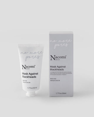 Maschera viso detergente contro le imperfezioni con argilla nera Nacomi Next Level