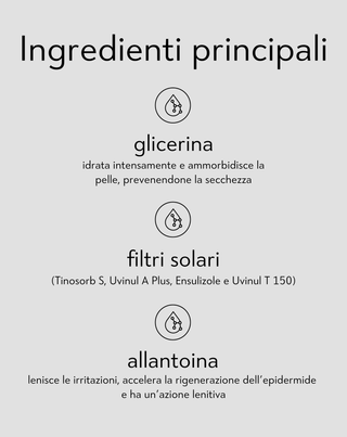 Crema viso idratante con SPF 50 con allantoina e acido ialuronico Nutridome - 3