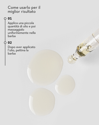 Olio per barba con olio di argan e vitamina E per curare e ammorbidire la barba Monolit - 2