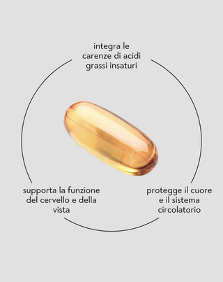 Omega-3 Nutridome per le difese immunitarie e il corretto funzionamento di cervello, cuore e vista 60 capsule
