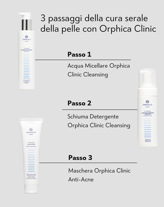 Maschera purificante e rigenerante con argilla bianca Anti-Acne Orphica Clinic 100 ml - 4