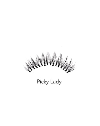 Ciglia finte 2d riutilizzabili leggere e morbide Picky Lady Bamm!Lashes - 2