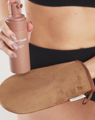 Set mousse autoabbronzante per il corpo per ogni carnagione + guanto Body Tones - 3