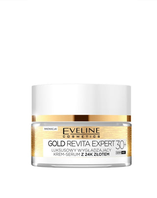 Crema-siero levigante giorno e notte con oro 24 carati, 30+ Eveline - 1