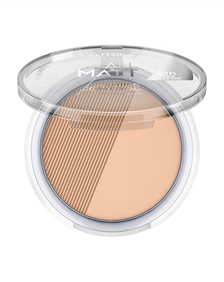 Polvere opacizzante All Matt Plus Shine Control Powder 025 in colore Sand Beige Catrice