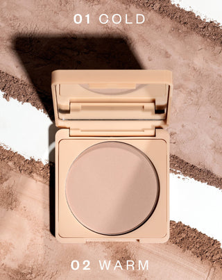 Bronzer pressato Selfglow 01 Cold con principi attivi per il contouring del viso Paese - 4