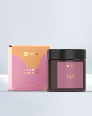 Candela profumata naturale in cera di soia al profumo di peonia e papaia HiSkin Home - 1