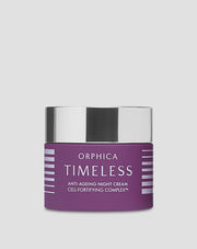 Crema notte idratante Timeless antirughe con centella asiatica Orphica