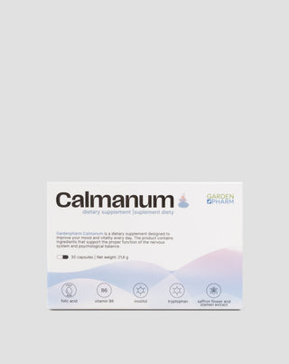 Integratore alimentare per il buon umore, il benessere e il sistema nervoso Calmanum Gardenpharm 30 capsule - 1