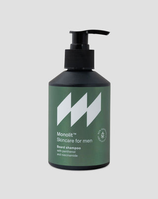 Shampoo per barba con pantenolo e niacinamide per detergere e condizionare la barba Monolith - 1