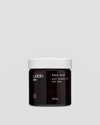 Maschera viso con argilla bianca, olio di tsubaki e vitamina E Uddo - 1
