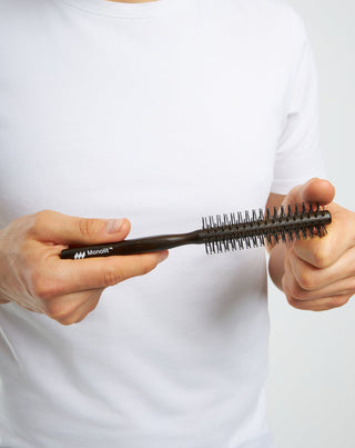 Spazzola per capelli Quiff in legno di faggio Monolith - 2