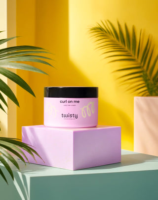Crema per lo styling dei capelli ricci con semi di lino ed estratto di avena Twisty - 2