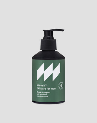 Shampoo per barba con pantenolo e niacinamide per detergere e condizionare la barba Monolith - 1